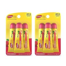 Carmex Classic Lip Balm Strawberry Tube, 0.35 oz , 6 Pack - $14.30