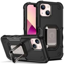 for Vivo Y22S (Color: Black) Ring Holder Hard Back Hard Silicon Cover Case - $834.34 MXN