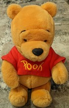 Vintage Disney Winnie The Pooh Bear Plush The Walt Disney Company 10&quot; - £15.68 GBP