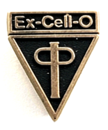 VTG Terryberry Ex-Cell-O Corp Employee Pin Triangle Shape 10K Gold Fille... - $610.81 MXN
