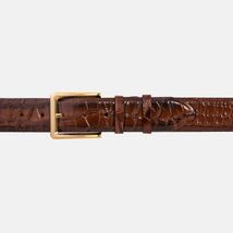 The Strat Brown Leather Belt image 2