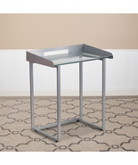 Glass Raised Border Desk NAN-YLCD1234-GG - $142.62 CAD