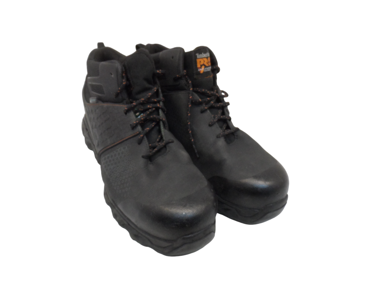 Timberland PRO Men's Ridgework Mid-Cut Comp. Toe Work Boots A1OP6 Black Size 13W - $66.49