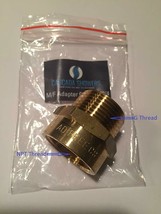 Metric BSPP G Male to NPT Female Pipe Fitting Adapter Lead Free 1/2&quot; 3/4&quot; Brass  - £11.06 GBP+