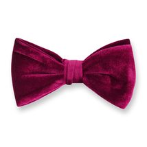 David&#39;s Formal Wear Velvet Tuxedo Bow Tie (Burgundy) - $34.30