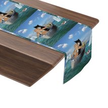 Two Brave Cats are Drifting Table Runner - Titanic Table Runner - Funny ... - £14.63 GBP