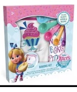 Baking Kit Disney Junior Alice&#39;s Wonderland Bakery 3+ board book recipe ... - $298.78 MXN