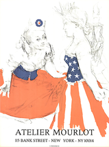 JACK LEVINE Marianne &amp; The Goddess of Liberty, 1967 - £197.84 GBP