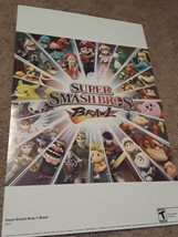 Super Smash Bros Brawl/Super Paper Mario 15.5&#39;&#39;x11.5&#39;&#39; Double Sided Poster - £11.15 GBP