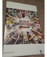 Super Smash Bros Brawl/Super Paper Mario 15.5&#39;&#39;x11.5&#39;&#39; Double Sided Poster - £11.16 GBP
