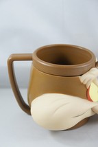 Wile E Coyote 3D Face Head Shaped Mug Cup Vintage 1993 Warner Bros Plastic - £8.29 GBP