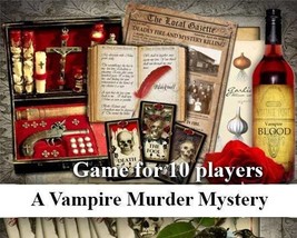 VAMPIRE Murder Mystery dinner party game download. Instant Download. | P... - $375.27 MXN
