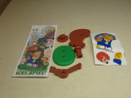Kinder - 1999 Igelspiel + paper + sticker - surprise egg - $1.50