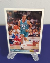 1992-93 Upper Deck Basketball Card Dell Curry Charlotte Hornets #289 - £1.42 GBP