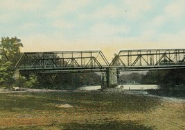 c1910 Columbus Pike Truss Bridge Chillicothe Ohio Vintage Postcard River... - £13.54 GBP