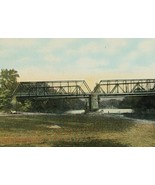 c1910 Columbus Pike Truss Bridge Chillicothe Ohio Vintage Postcard River... - £13.57 GBP
