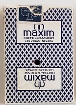 Maxim Hotel Casino Las Vegas Nevada Playing Cards, Blue, Sealed, Holed - £4.43 GBP