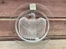 VTG 1976 LALIQUE Limited Edition Annual Christmas Crystal Plate Glass - £30.99 GBP
