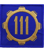 Vault 111 Fallout Style Patch Cosplay 3&quot;x3&quot; Inches Square Hook and Loop ... - £7.05 GBP