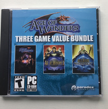 Age Of Wonders Shadow Magic + Age Of Wonders PC CD ROM 2019 Classic Bundle - £3.89 GBP