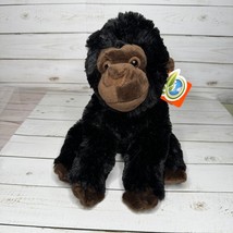 Wild Republic CK Baby Gorilla Black w/ Brown Face 11&quot; Realistic Plush Stuffed An - £9.17 GBP