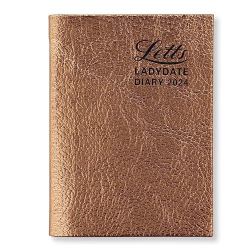 Letts Letts 2024 Ladydate Pocket WTV Diary (Rose Gold) - Mini - $23.95