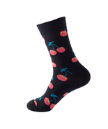 Cherry Pattern Cozy Socks (One Size) - £11.87 GBP