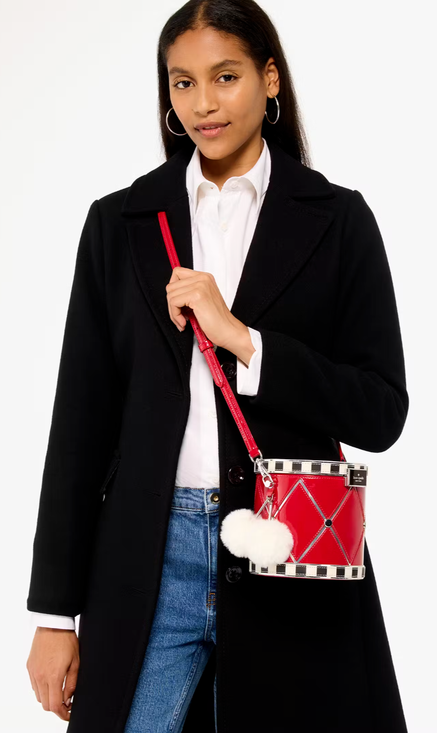 NWB Kate Spade Toy Store 3D Red Drum Crossbody KI970 Collectible Purse Gift Bag
