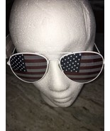 4th Of July USA Flag Sunglasses White Falls Creek - £22.83 GBP