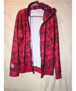 Red Camo SZ L Full Zip Jacket Zip Hoodie WGM Tiger Shark Q17 - $14.84