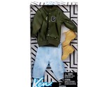 Barbie Fashionistas Ken Doll Bomber Jacket Olive Green Cactus 2018 Matte... - £26.20 GBP