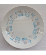 Vtg MCM Atomic Royal China Blue Heaven 6 3/8&quot; Bread n Butter or Dessert ... - $205.75 MXN