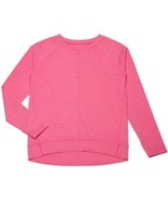 Danskin Now Girls Crew Neck French Terry Sweatshirt Pink Size X-Small 4-... - $190.63 MXN