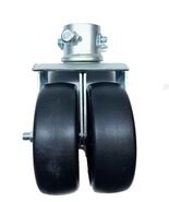 2000lbs Dual Wheel Swivel Caster Trailer Tongue Jack Wheel for Trailer J... - $56.32 CAD