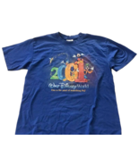 Adult T-Shirt 2001 Walt Disney World Start Something Big Distressed Medi... - £15.46 GBP