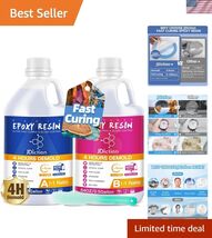 Fast Cure Epoxy Resin 1Gallon- 4 Hours Demold Upgrade Formula, Fast Curi... - $85.37