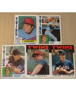 Topps 1984 Billy Gardner Mgr. and 4 other Twins  Baseball cards set # 39 - £0.78 GBP