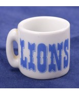 NFL Miniature Coffee Mug Detroit Lions Fan Collectible Ornament Vintage - £4.50 GBP