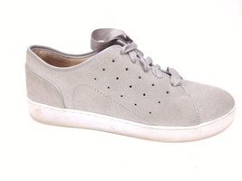 Women’s Vionic Keke Suede Lace-Up Sneaker Light Gray Size 9 EU 41 - £27.61 GBP