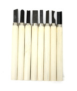 8 pc Mini Wood Carving Chisels Clay Molding Modeling Wax Precision Knife... - $11.69 CAD