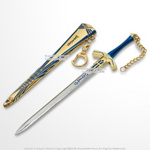 8&quot; Anime Dagger Fate Stay Night Mini Sword Lily Excalibur Letter Opener Knife - £10.12 GBP