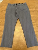Bonobos Men’s Tailored Fit Dress Pants Cotton Lycra Blend Thin Striped 35x26 - £15.03 GBP