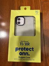 ONN 11/XR Rugged Case and Holster Clip / Built-In  for iPhone glitter - $9.50