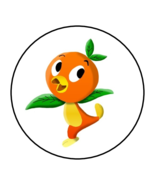 30 Orange Bird Stickers Envelope Seals Labels Tags Favors Stamps 1.5&quot; Di... - $149.06 MXN