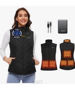 Womens Heated Vest, 5IN1 Smart Controller Electric Heating Jacket Coat V... - $85.45