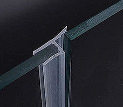 Glass Door Side Seal Strip 100 Inch Frameless Shower Door Sweep For 5/16&quot; - £26.57 GBP