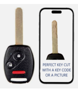 KEY CUT SERVICE + 3 Button Remote Head Key Honda Pilot 2005 - 2008  CWTW... - $28.04