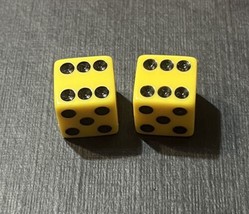 Clue The Simpsons Yellow Dice Replacement Pieces Parts - £7.79 GBP