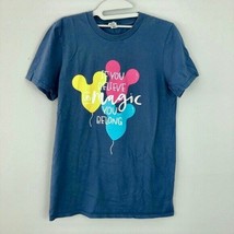 Disney Mickey Balloons If You Believe You Belong Tee T Shirt Small  - £11.30 GBP
