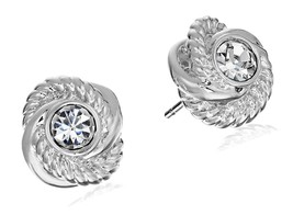 new york Infinity and Beyond Knot Stud Earrings - £100.58 GBP